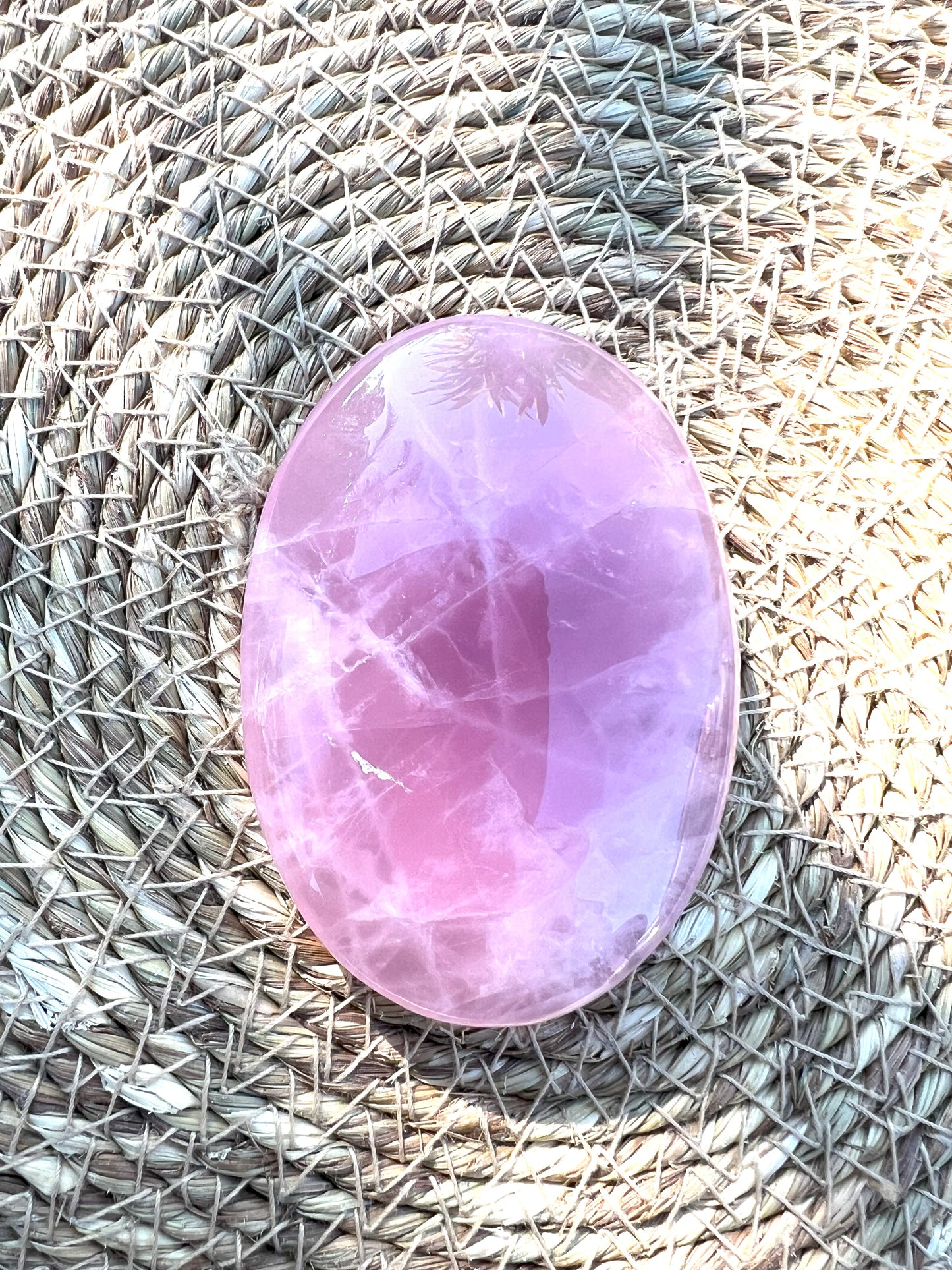 Rose Quartz Palmstone