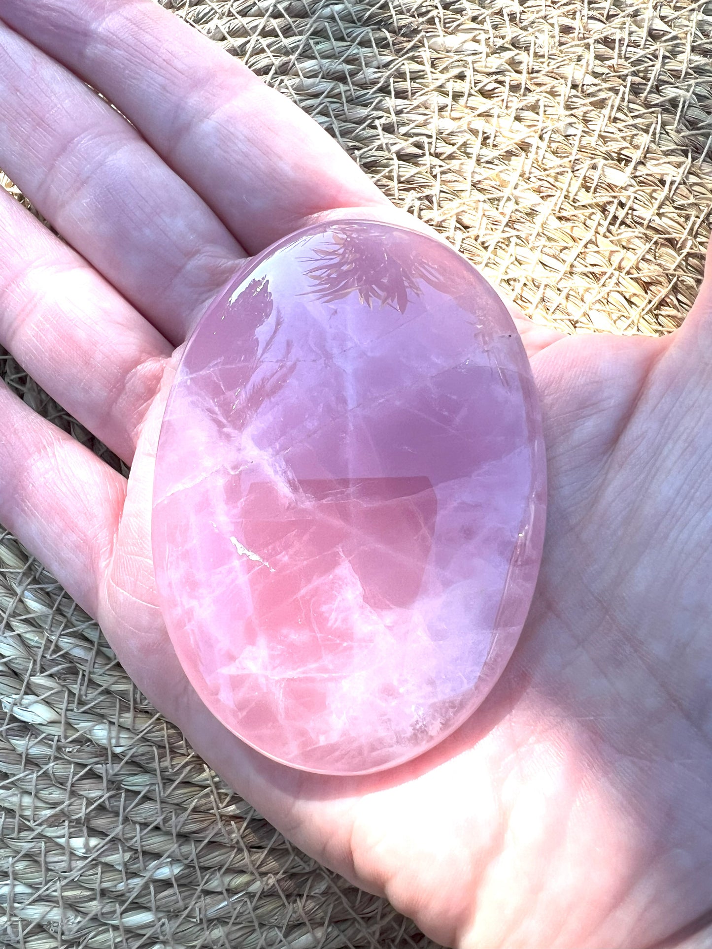 Rose Quartz Palmstone