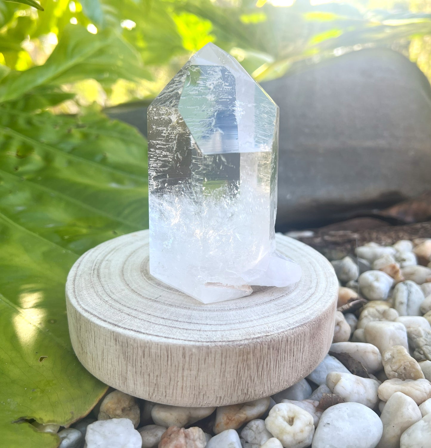 Lemurian Quartz Crystal Point