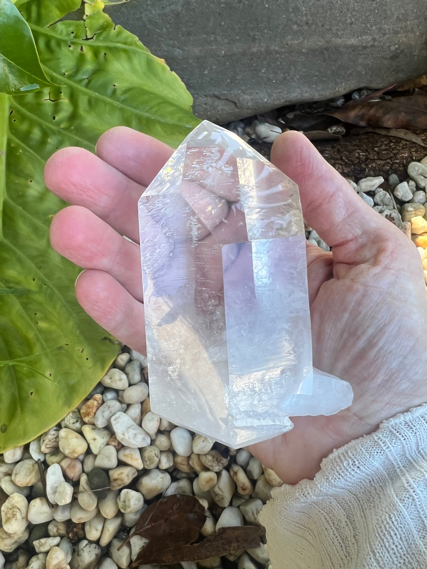 Lemurian Quartz Crystal Point